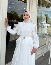 sahra elbise beyaz 2