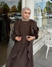 sahra elbise acı kahve 2
