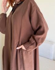 larenza elbise kahve 7