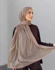 pamuklu dubai şal vizon