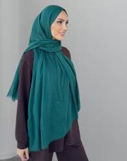 pamuklu dubai şal zümrüt