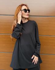 amelin basic sweatshirt siyah 2