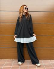 amelin basic sweatshirt siyah 4