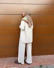 amelin basic sweatshirt bej 2