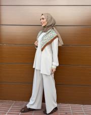 amelin basic sweatshirt bej 4