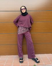 amelin basic sweatshirt vişne çürüğü