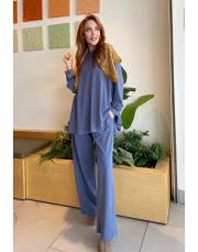 amelin basic sweatshirt indigo 2