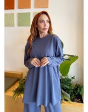 amelin basic sweatshirt indigo 3