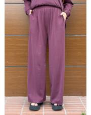 amelin basic pantolon vişne çürüğü
