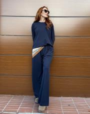 amelin basic pantolon lacivert 2