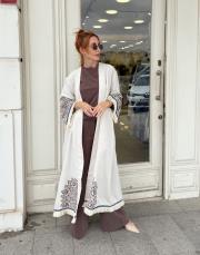 casabalanca kimono kahve