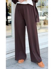 flow pantolon kahve 3