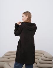 ağaç desenli kapüşonlu sweatshirt koyu kahve 5