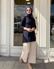 simli merserize tunik laci