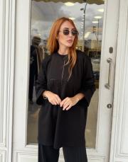 pul detay sweat siyah 2
