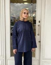 pul detay sweat lacivert 2