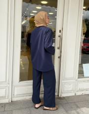 pul detay sweat lacivert 3