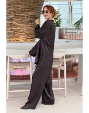celine saten gömlek acı kahve 8