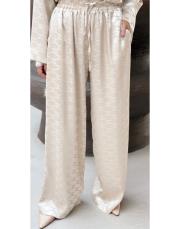 celine saten pantolon bej 2