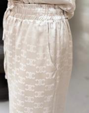 celine saten pantolon bej 4