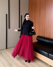 peplum detaylı hırka siyah 3