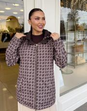 çift taraflı leopar desen yağmurluk kahve 5