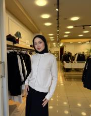 yakası örgü detay hırka taş 2